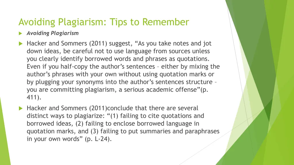 avoiding plagiarism tips to remember
