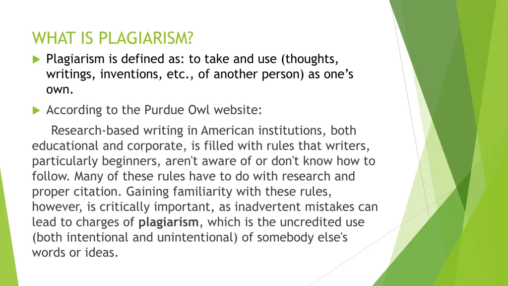 what is plagiarism plagiarism is defined