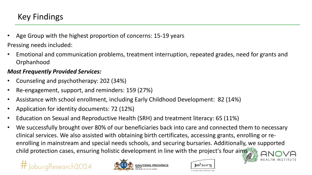 key findings 1