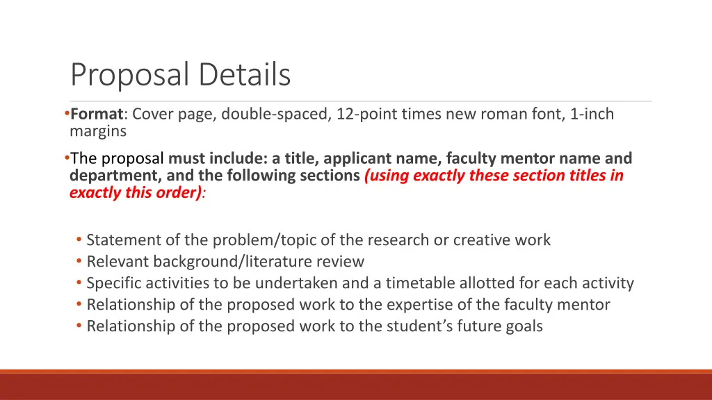 proposal details 1