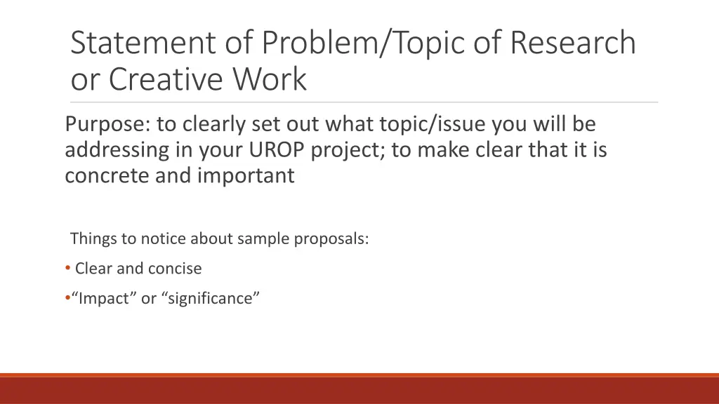 statement of problem topic of research