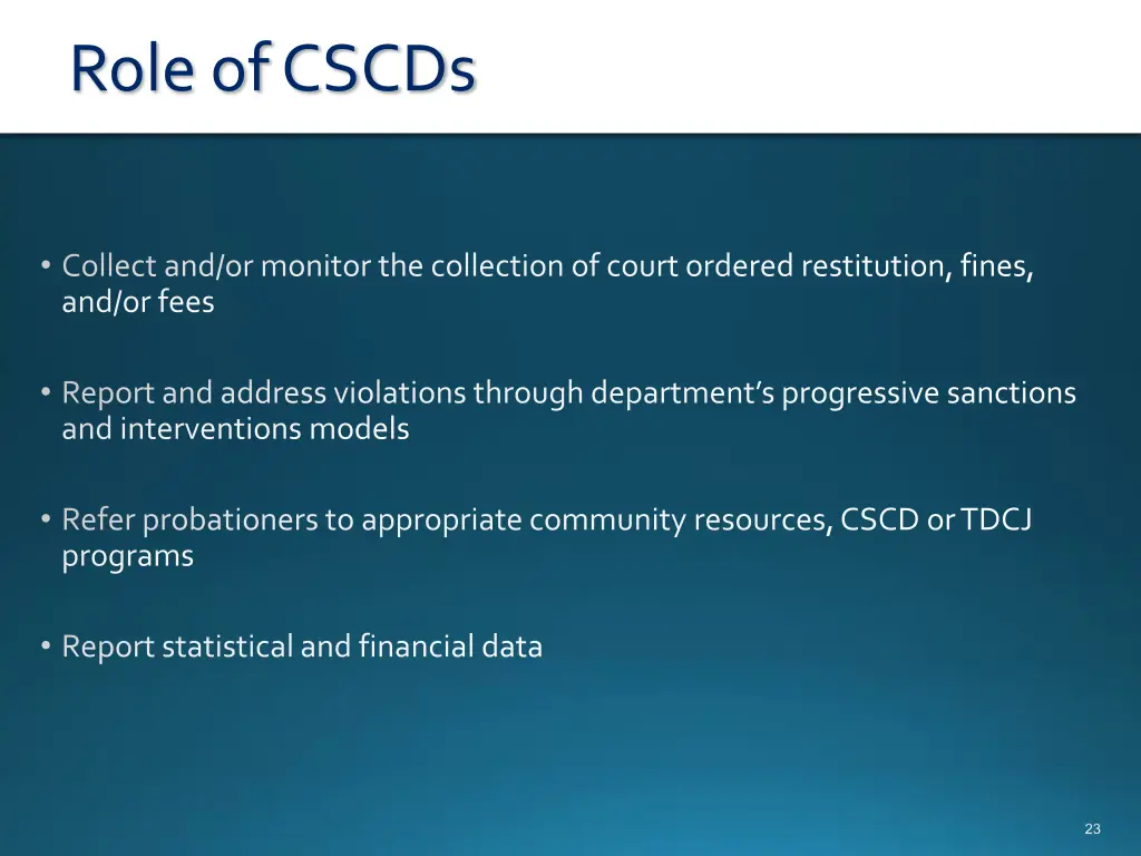 role of cscds 1