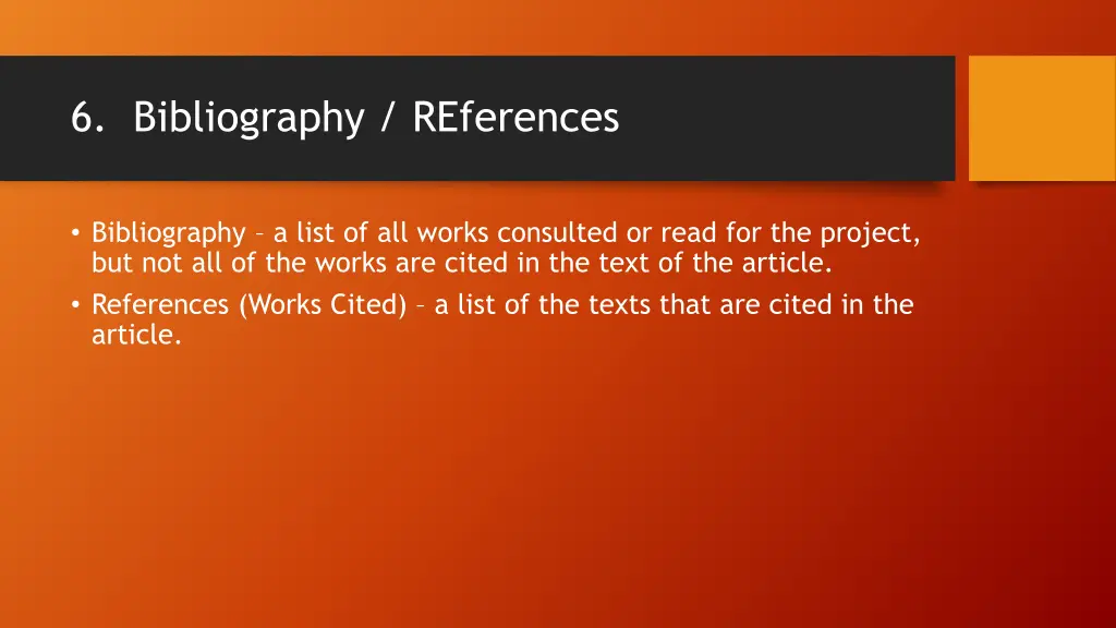6 bibliography references
