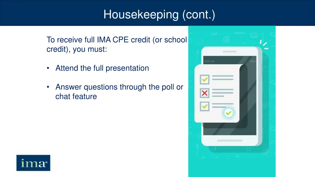 housekeeping cont