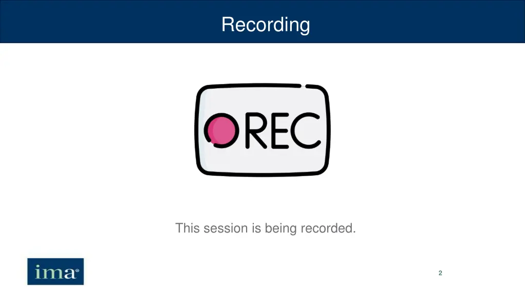 recording