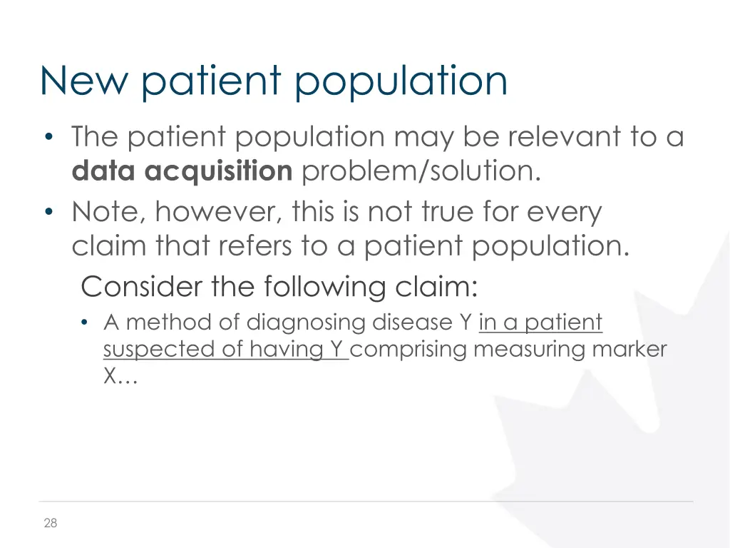 new patient population 1