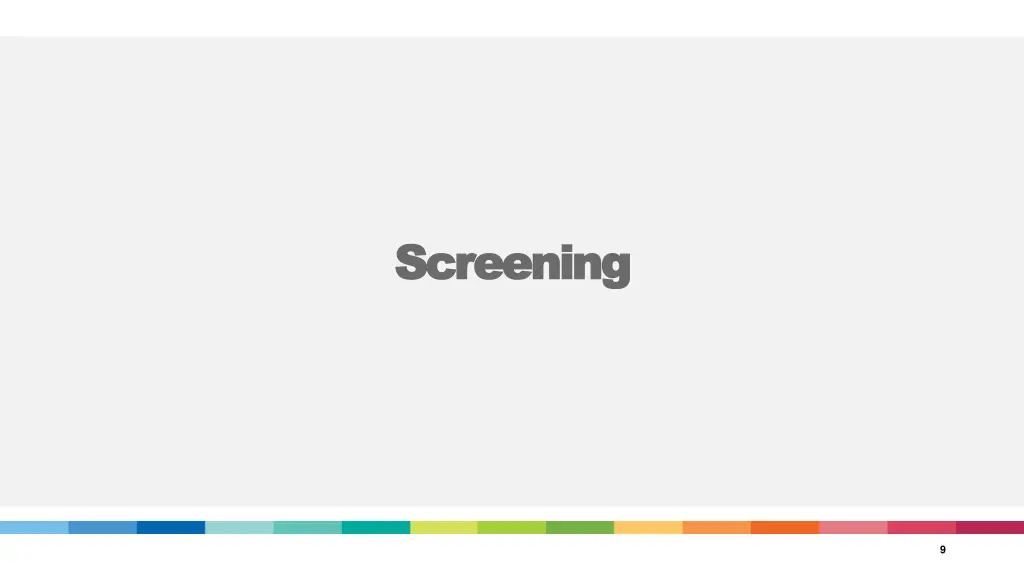 screening screening