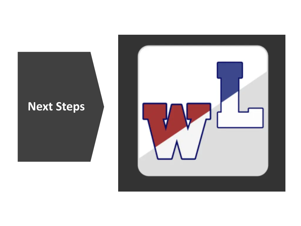 next steps
