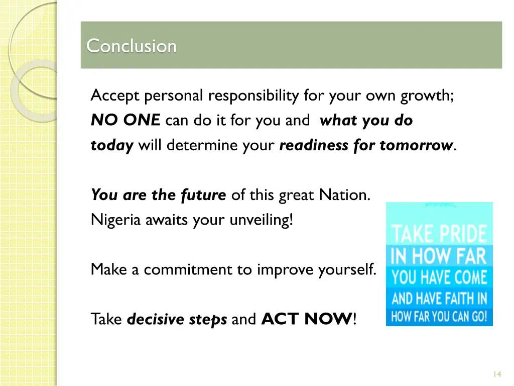 conclusion