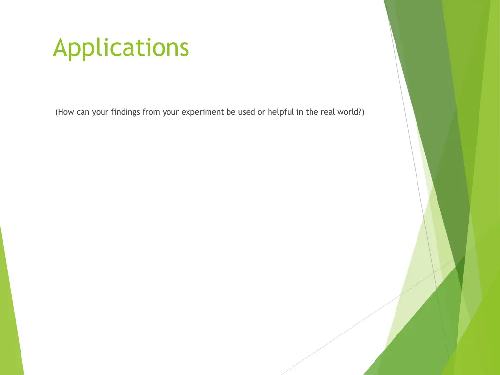 applications