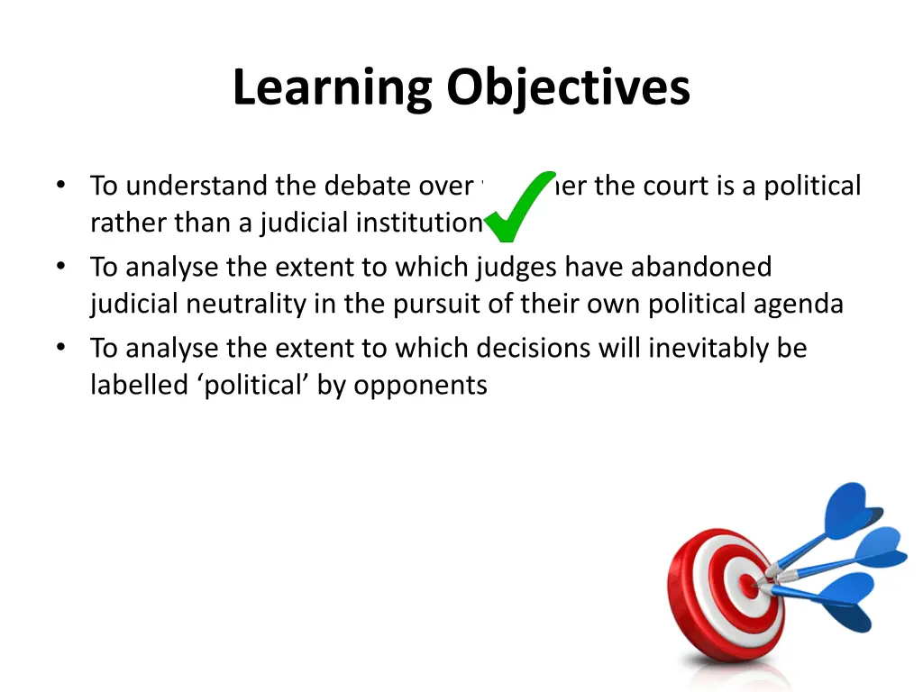 learning objectives 1