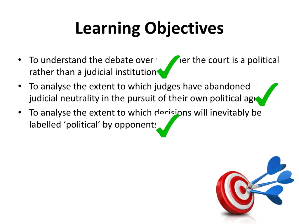 learning objectives 2