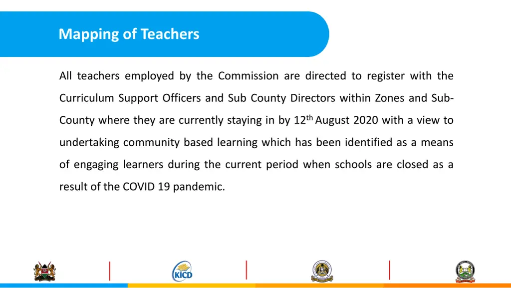 mapping of teachers