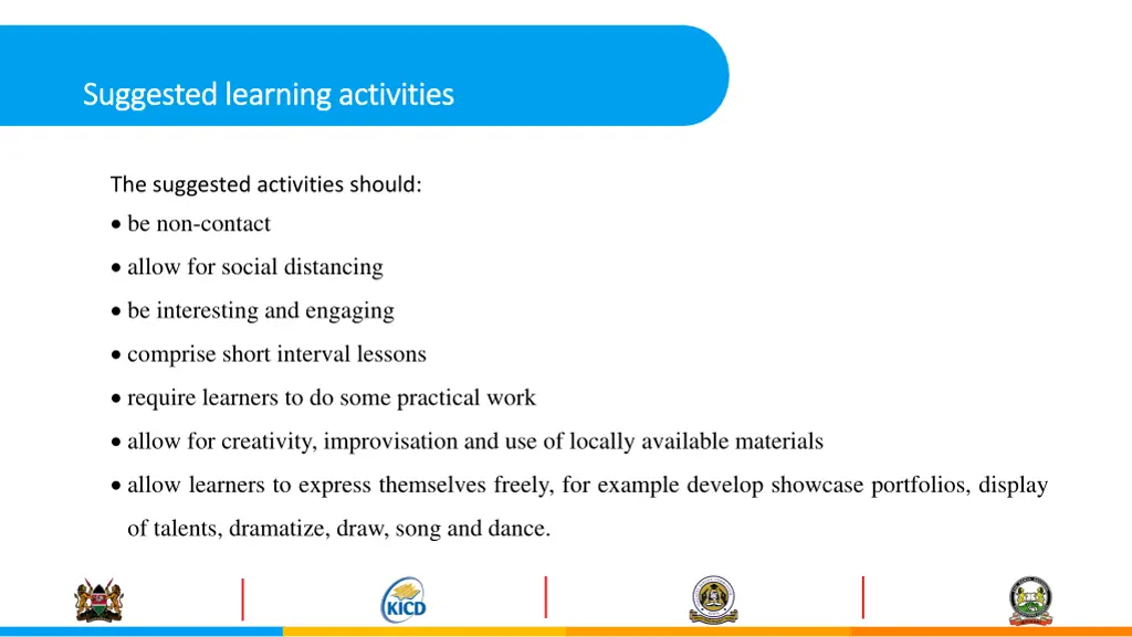 suggested learning activities suggested learning