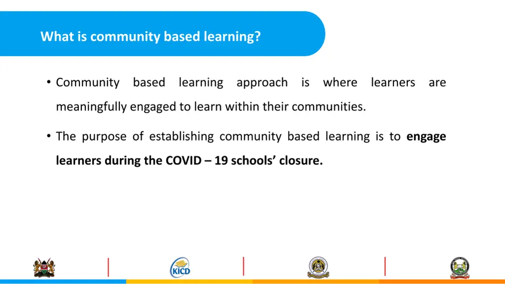 what is community based learning