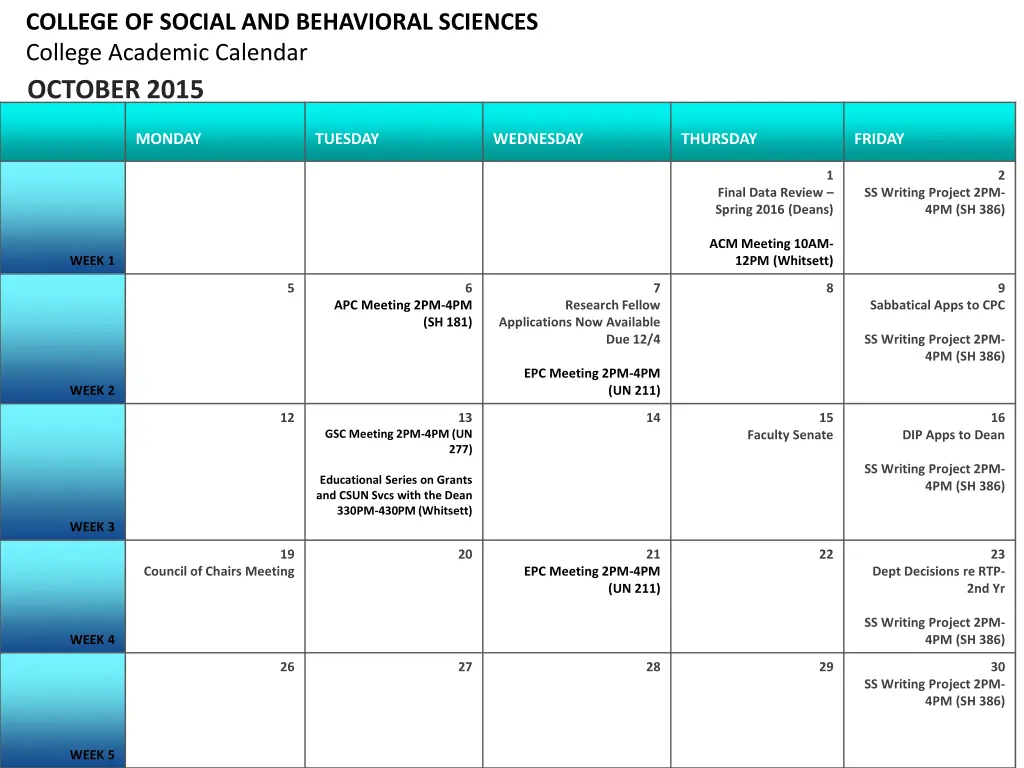 college of social and behavioral sciences college 2