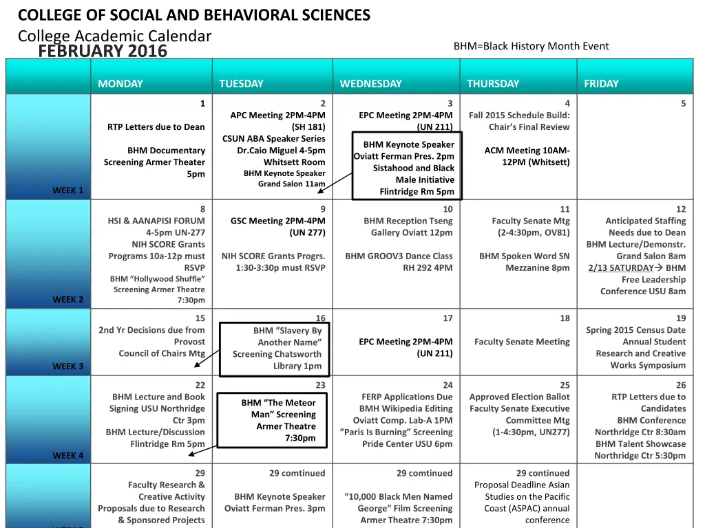 college of social and behavioral sciences college 6