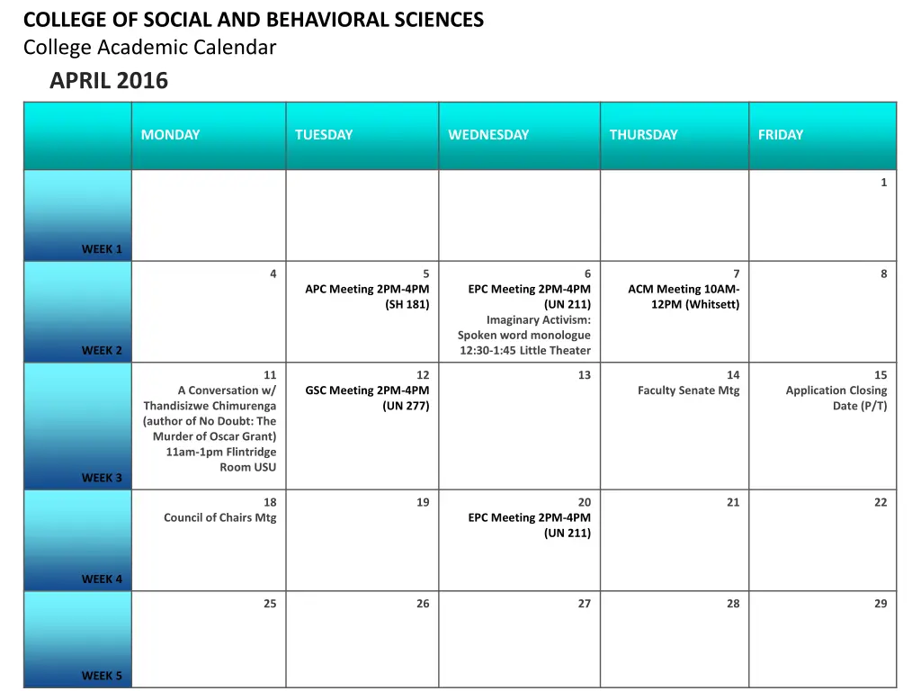 college of social and behavioral sciences college 8