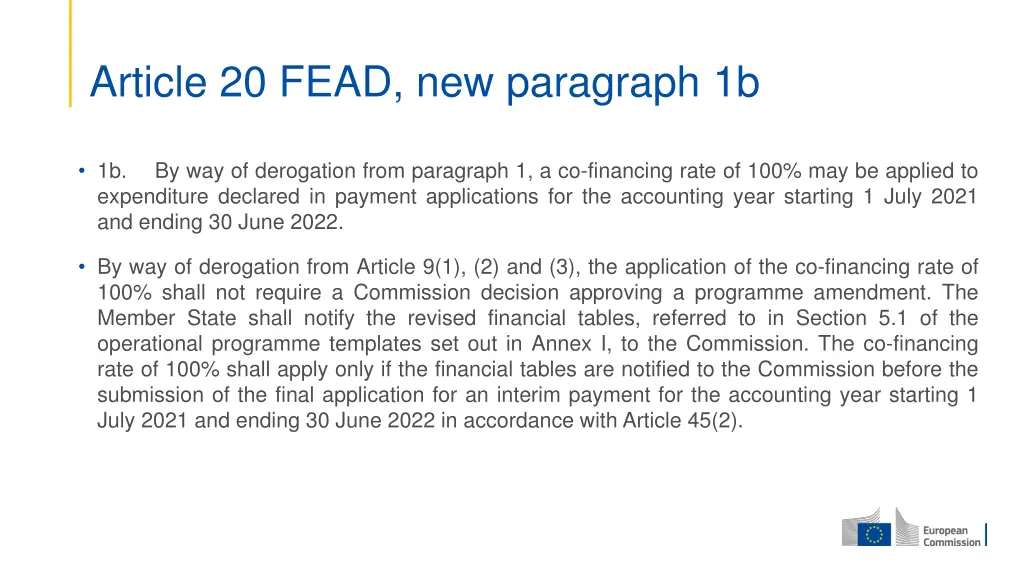article 20 fead new paragraph 1b