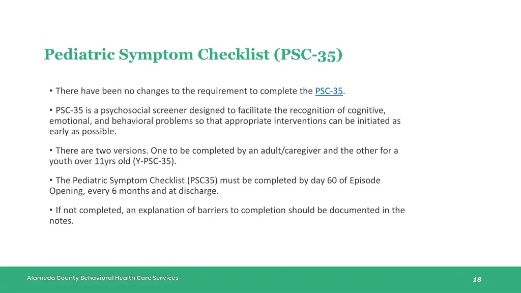 pediatric symptom checklist psc 35