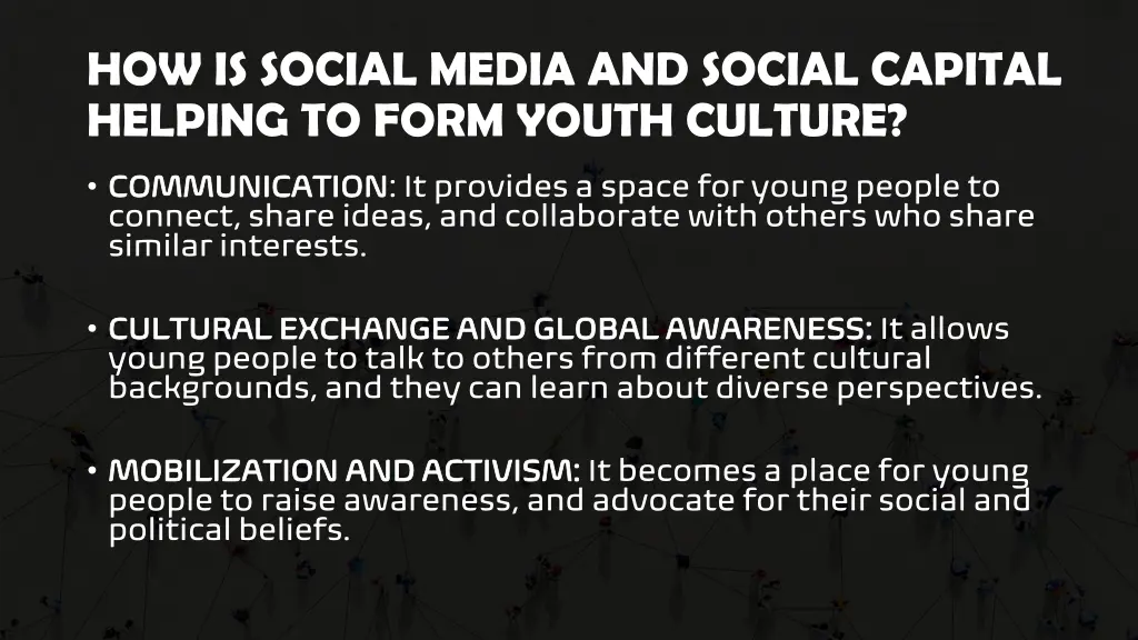 how is social media and social capital helping