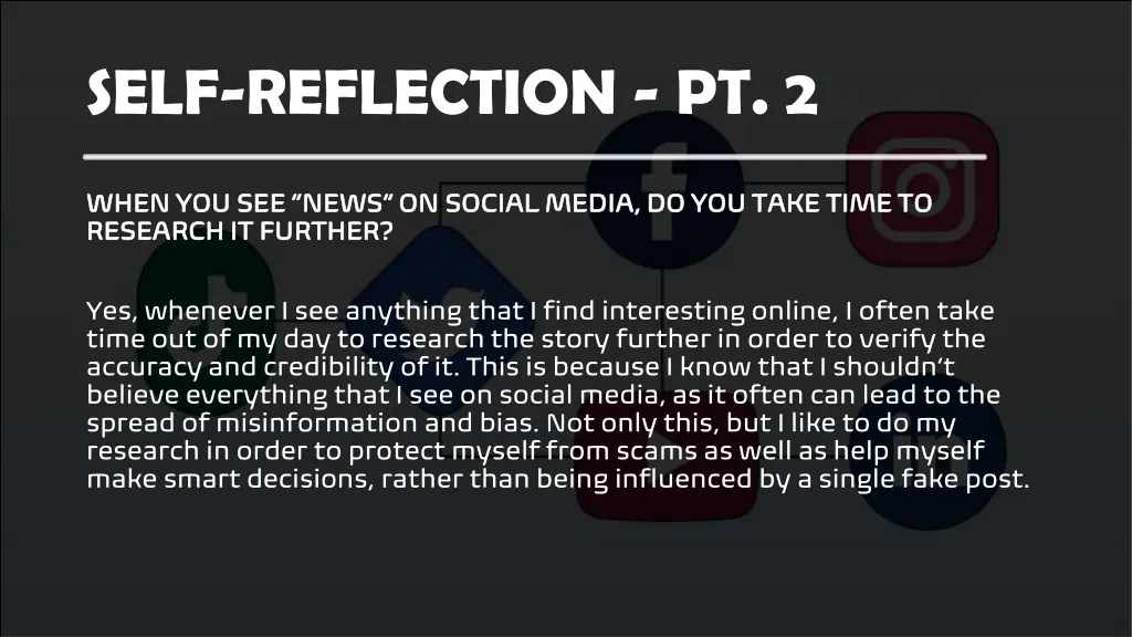 self reflection pt 2