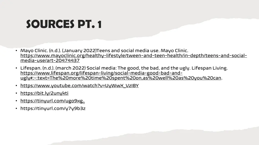 sources pt 1
