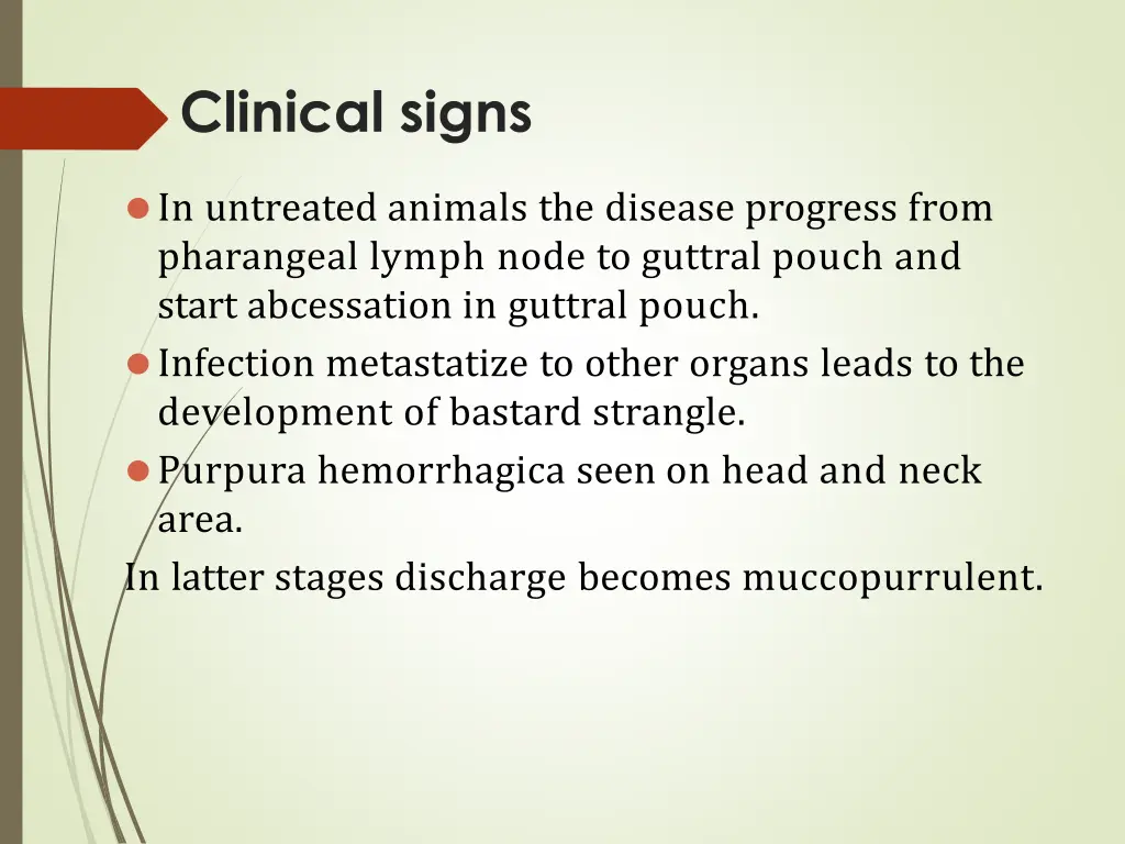 clinical signs 1