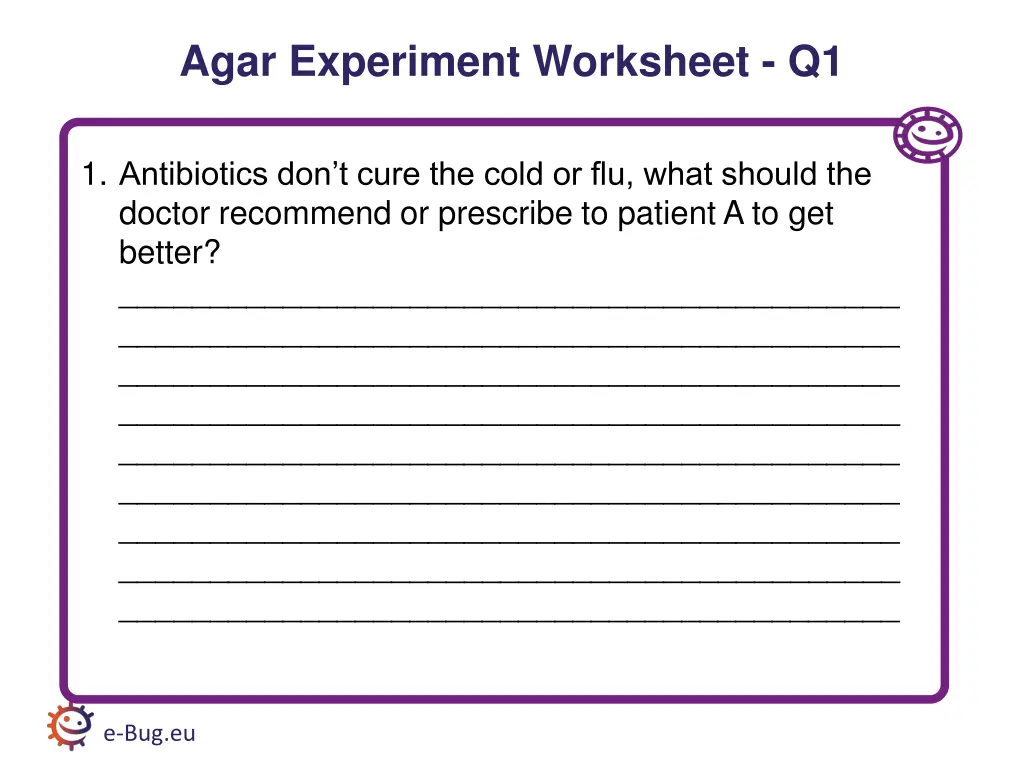 agar experiment worksheet q1