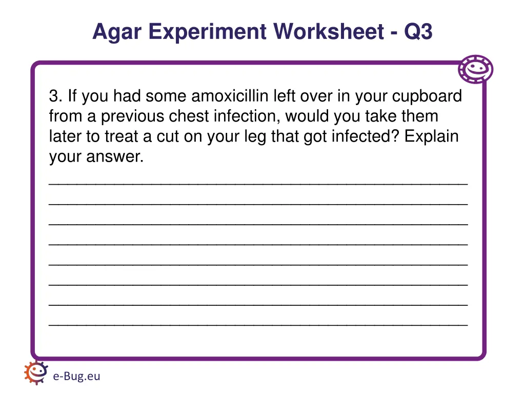 agar experiment worksheet q3