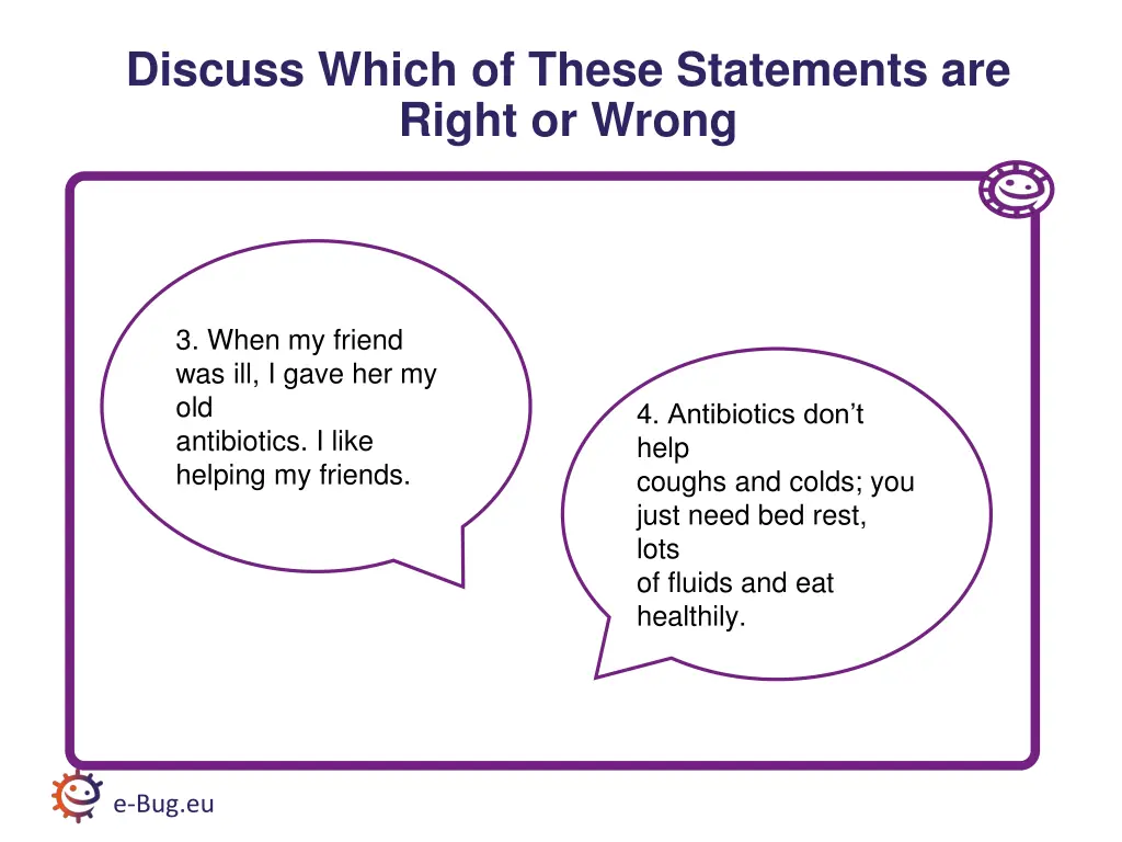 discuss which of these statements are right 1