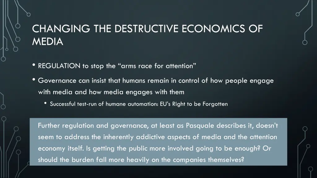 changing the destructive economics of media