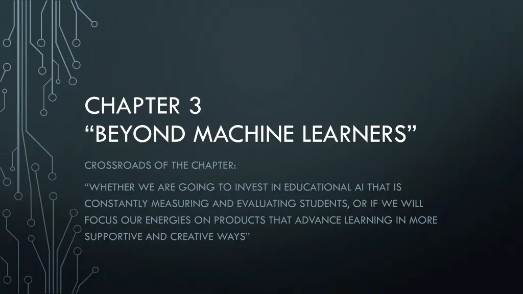 chapter 3 beyond machine learners