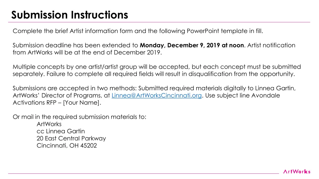 submission instructions