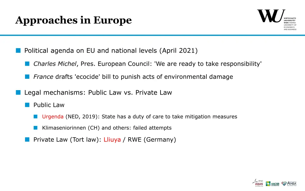 approaches in europe 2