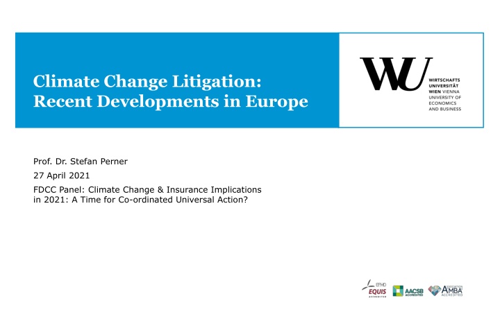 climate change litigation recent developments