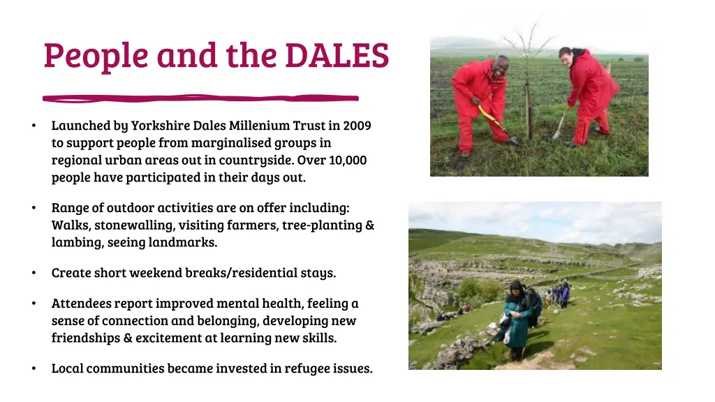 people and the dales