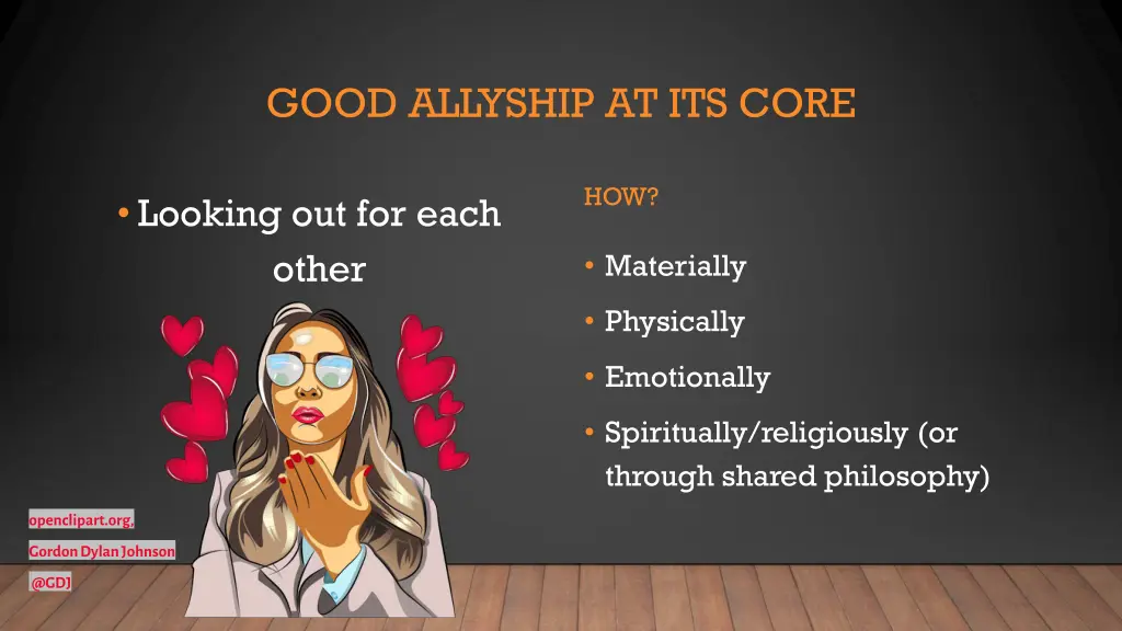 good allyship at its core