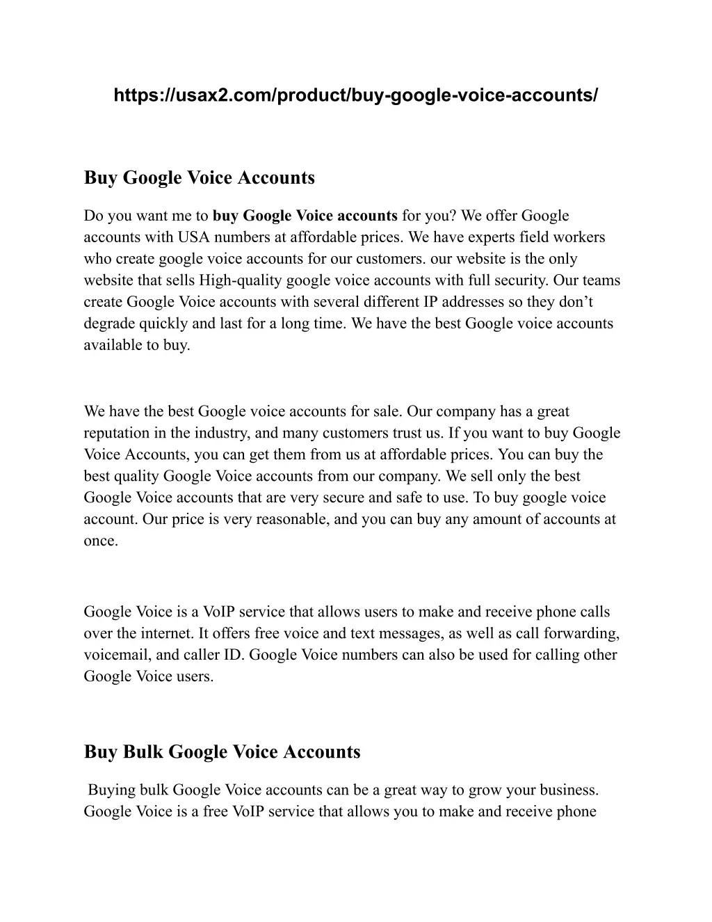 https usax2 com product buy google voice accounts
