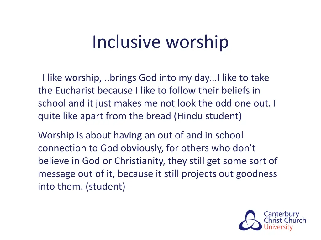 inclusive worship