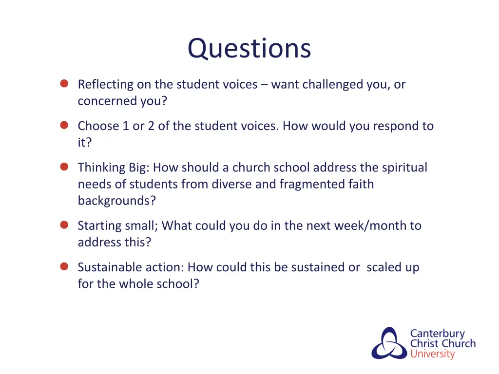 questions