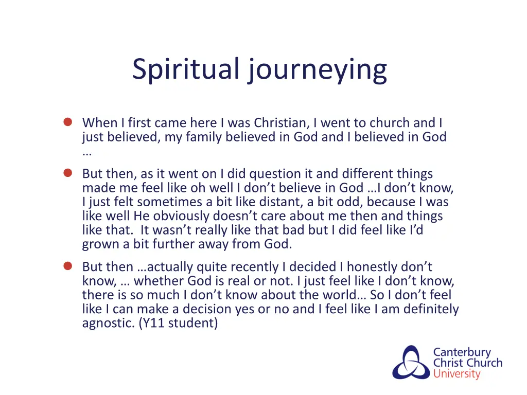 spiritual journeying