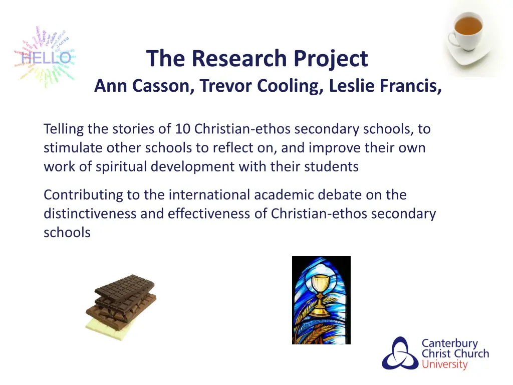 the research project ann casson trevor cooling