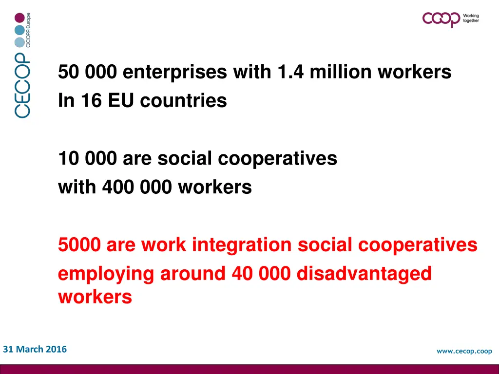 50 000 enterprises with 1 4 million workers