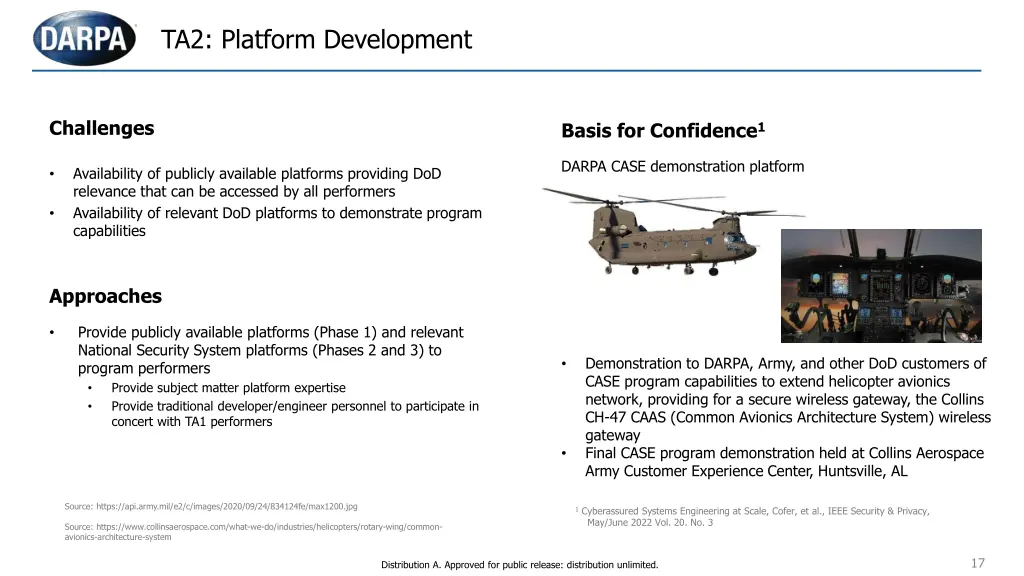 ta2 platform development