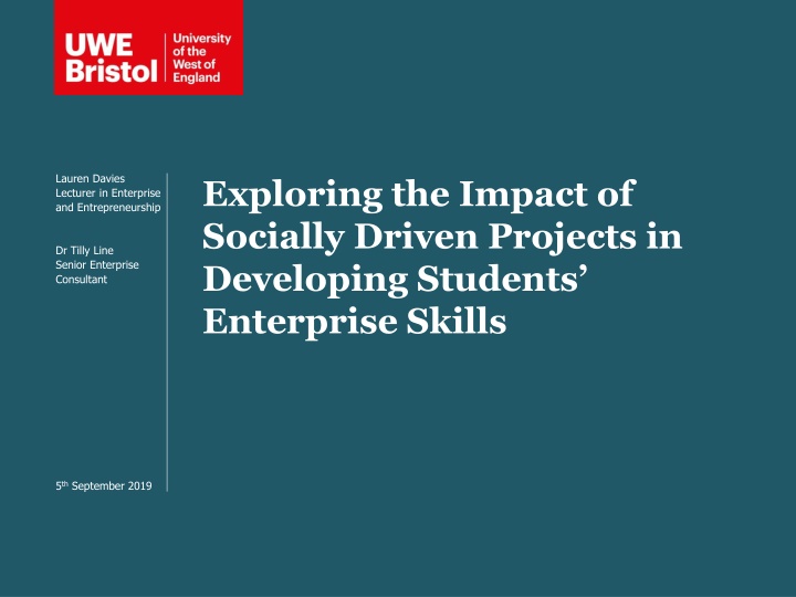 lauren davies lecturer in enterprise