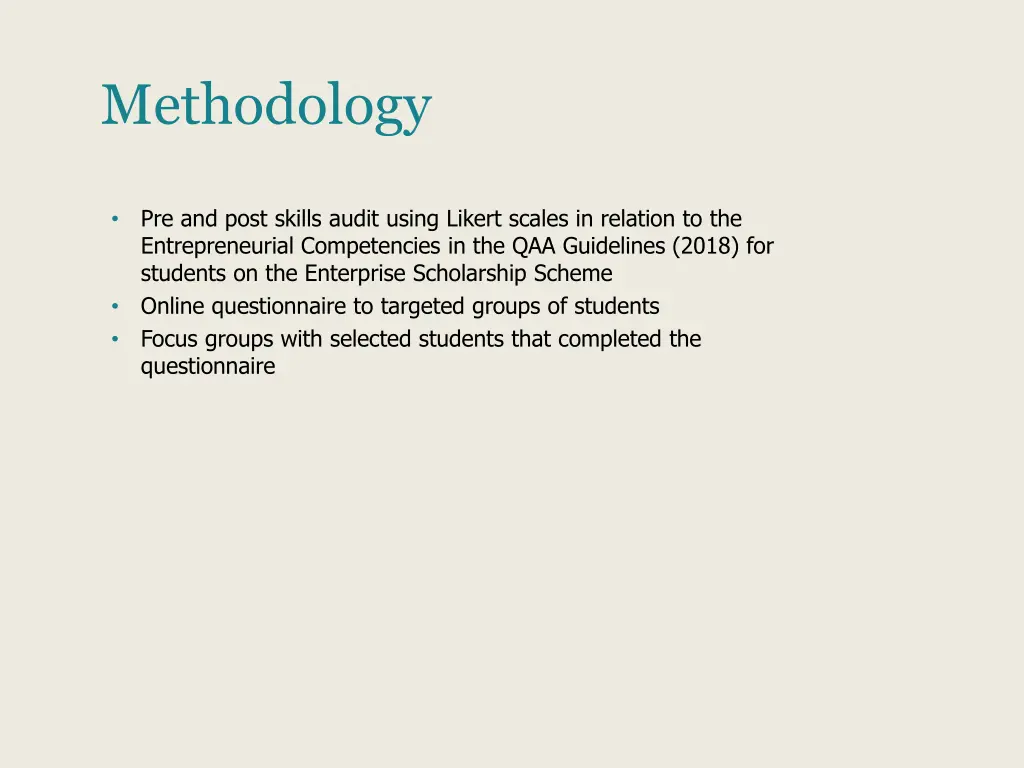 methodology