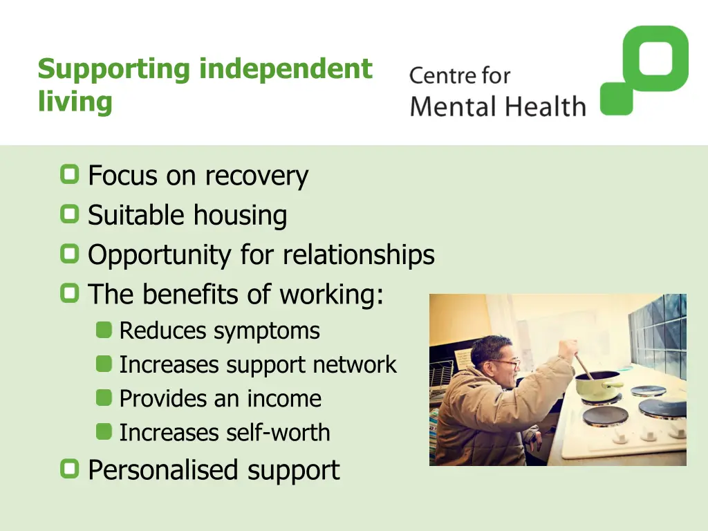 supporting independent living