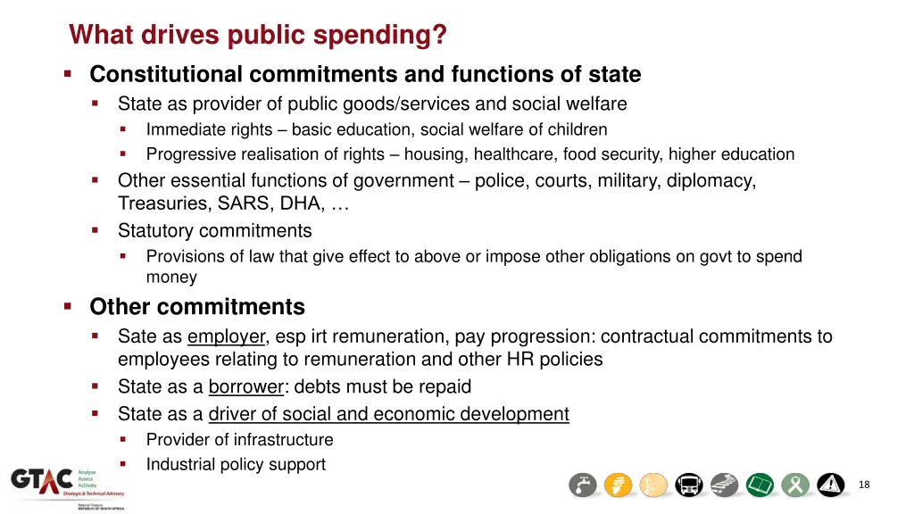 what drives public spending