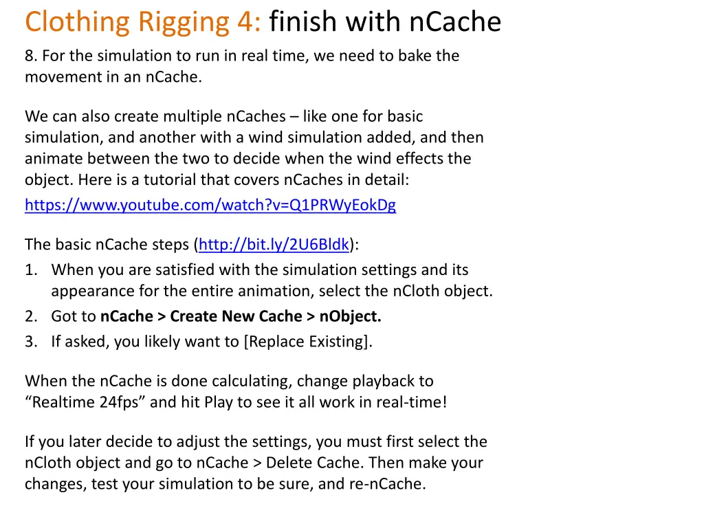 clothing rigging 4 finish with ncache